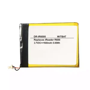 Vaihto akku iReader R6002 R6003 R6006,ZY1500