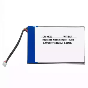 Vaihto akku Barnes & Noble Nook simple Touch BNRV300 BNTV350,S11ND018A,MLP305787