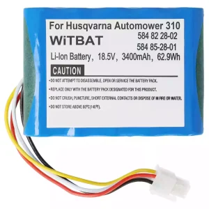 Vaihto akku Husqvarna 5848228-01,5848228-02,5848528-01,5895862-01