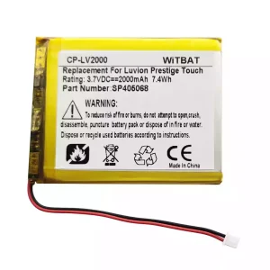 Vaihto akku Luvion Supreme Connect,Prestige Touch,Datang 3G E-reader,SP405068