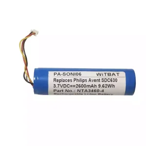 Vaihto akku Philips Avent SDC630,NTA3460-4