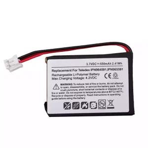 Vaihto akku Teledex IPN964591,IPN965591,BATT-IPN