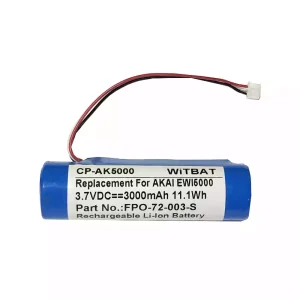 Vaihto akku AKAI EWI 5000,FPO-72-003-S