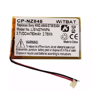 Vaihto akku SONY LIS1374HNPA,NWZ-A845 NW-S639