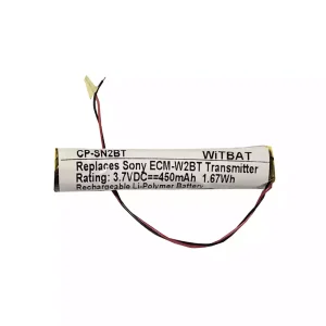 Vaihto akku SONY ECM-W2BT LIS1643