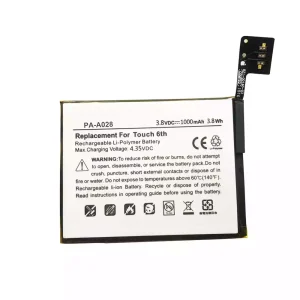 Vaihto akku iPod Touch 6,A1574,A1641,020-00425