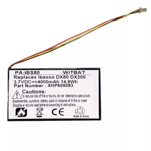 Vaihto akku Ibasso DX80,DX120,DX200,DX220,XHP605083